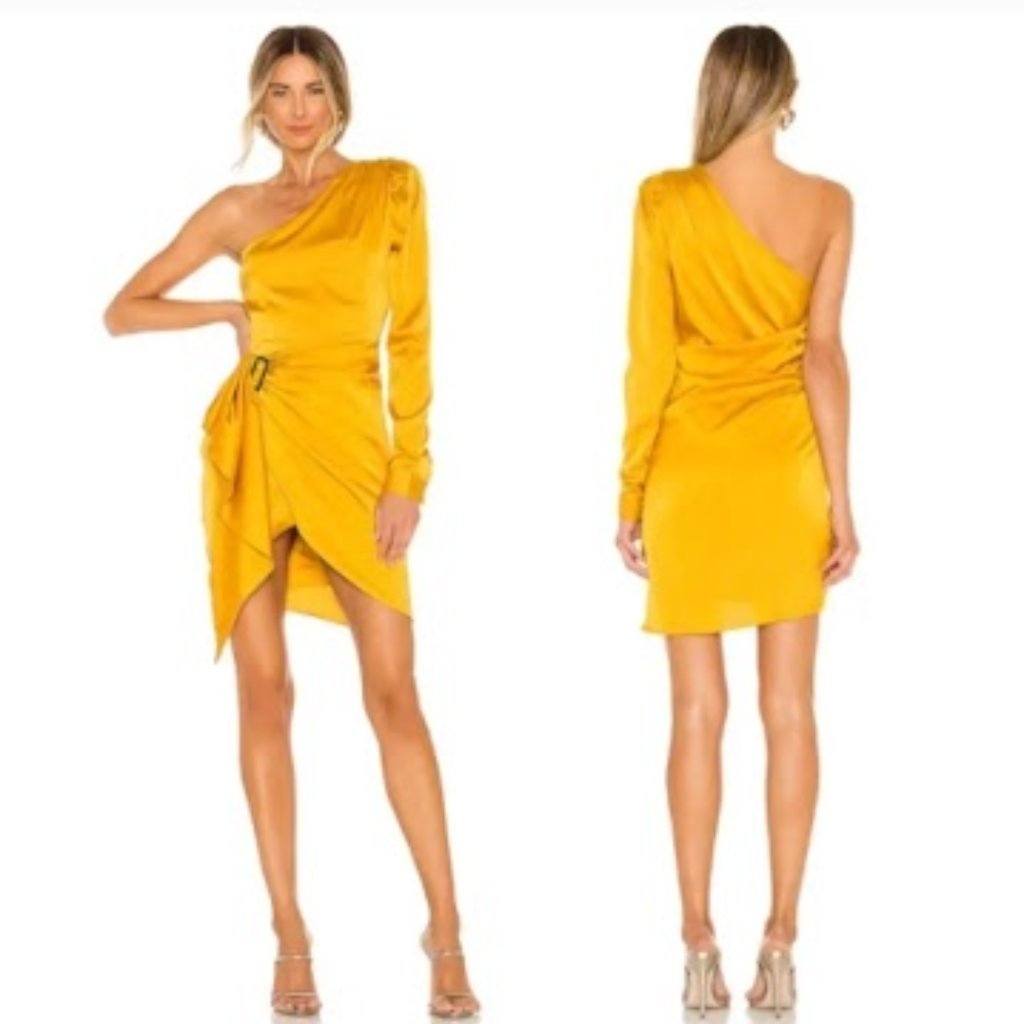 Nwt Lovers And Friends Ana Dress In Yellow Size Xs